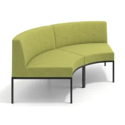 Sofa de Espera Pylos Curvo, Módulo Concavo 2 asientos