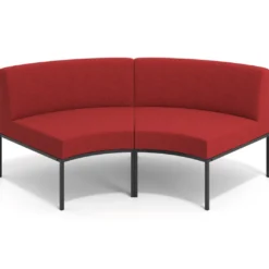 Sofa de Espera Pylos Curvo, Módulo Concavo 2 asientos