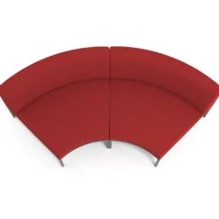 Sofa de Espera Pylos Curvo, Módulo Concavo 2 asientos