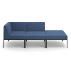 Sofa de Espera Pylos Modulo 2 asientos + Pouf