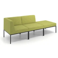 Sofa de Espera Pylos Modulo 2 asientos + Pouf