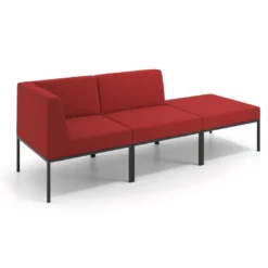 Sofa de Espera Pylos Modulo 2 asientos + Pouf
