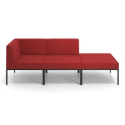 Sofa de Espera Pylos Modulo 2 asientos + Pouf