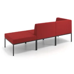 Sofa de Espera Pylos Modulo 2 asientos + Pouf