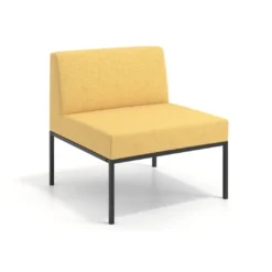 Sofa de Espera Pylos, modulo individual con respaldo