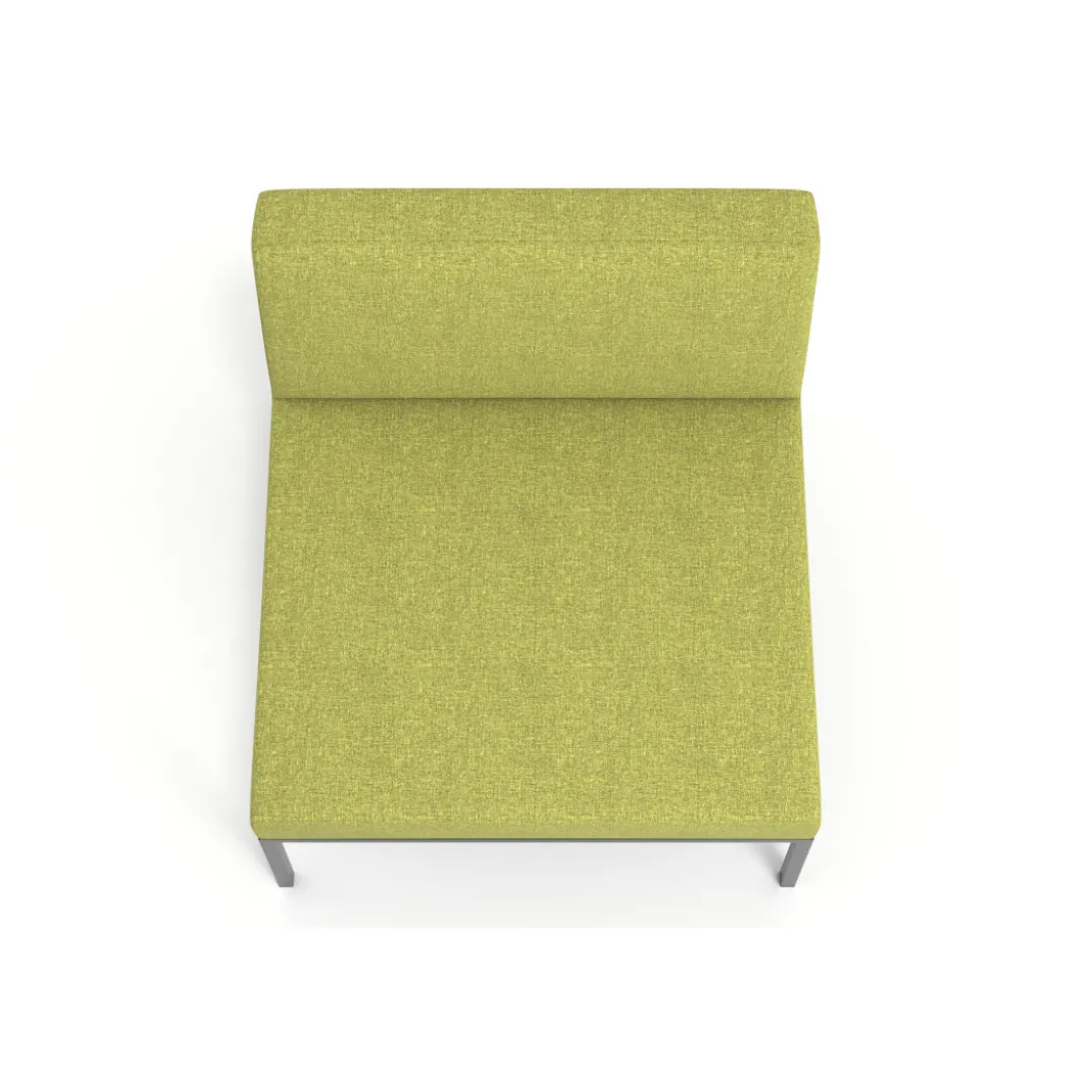 Sofa de Espera Pylos, modulo individual con respaldo