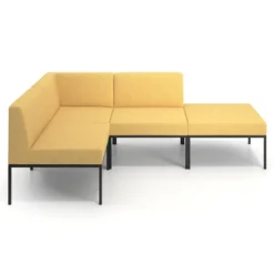 Sofa de Espera Pylos Rincon 2 asientos + Chaiselongue