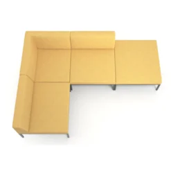 Sofa de Espera Pylos Rincon 2 asientos + Chaiselongue