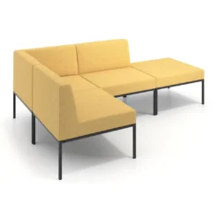 Sofa de Espera Pylos Rincon 2 asientos + Chaiselongue