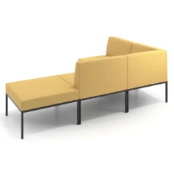 Sofa de Espera Pylos Rincon 2 asientos + Chaiselongue