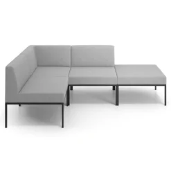 Sofa de Espera Pylos Rincon 2 asientos + Chaiselongue