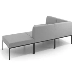 Sofa de Espera Pylos Rincon 2 asientos + Chaiselongue