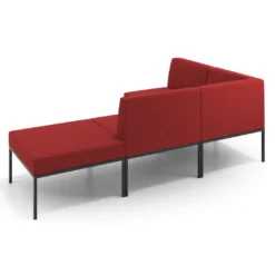 Sofa de Espera Pylos Rincon 2 asientos + Chaiselongue
