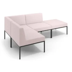 Sofa de Espera Pylos Rincon 2 asientos + Chaiselongue