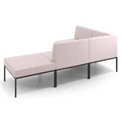 Sofa de Espera Pylos Rincon 2 asientos + Chaiselongue