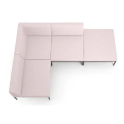 Sofa de Espera Pylos Rincon 2 asientos + Chaiselongue