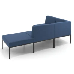 Sofa de Espera Pylos Rincon 2 asientos + Chaiselongue