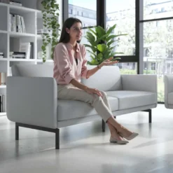 Sofa de oficina Malmo 3 plazas