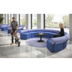 Sofa de oficina Oasis módulo concavo triple