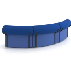 Sofa de oficina Oasis módulo concavo triple