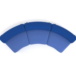 Sofa de oficina Oasis módulo concavo triple