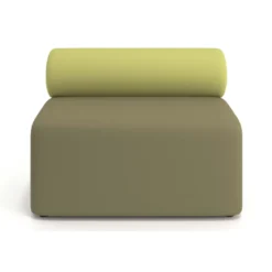 Sofa de oficina Oasis módulo recto 100cm
