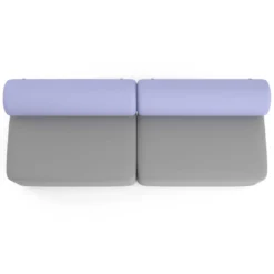 Sofa de oficina Oasis módulo recto doble 200cm