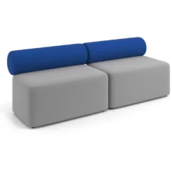Sofa de oficina Oasis módulo recto doble 200cm