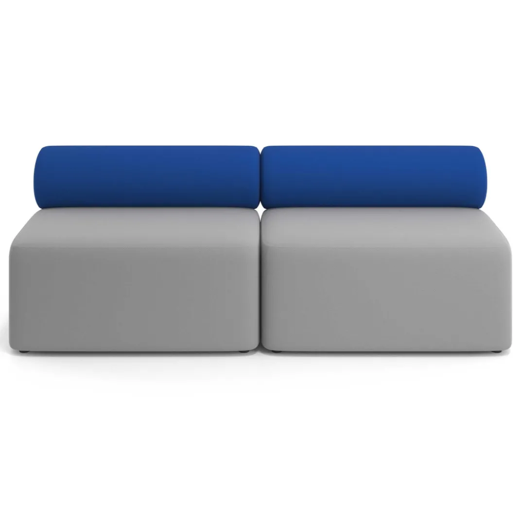 Sofa de oficina Oasis módulo recto doble 200cm