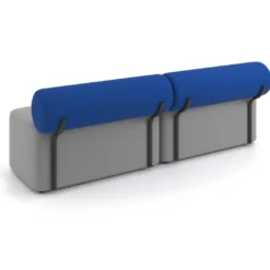 Sofa de oficina Oasis módulo recto doble 200cm