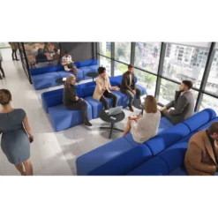 Sofa de oficina Oasis módulo recto doble 200cm