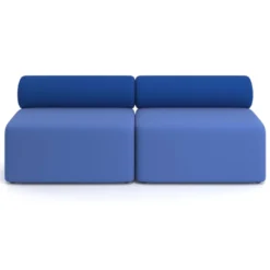 Sofa de oficina Oasis módulo recto doble 200cm