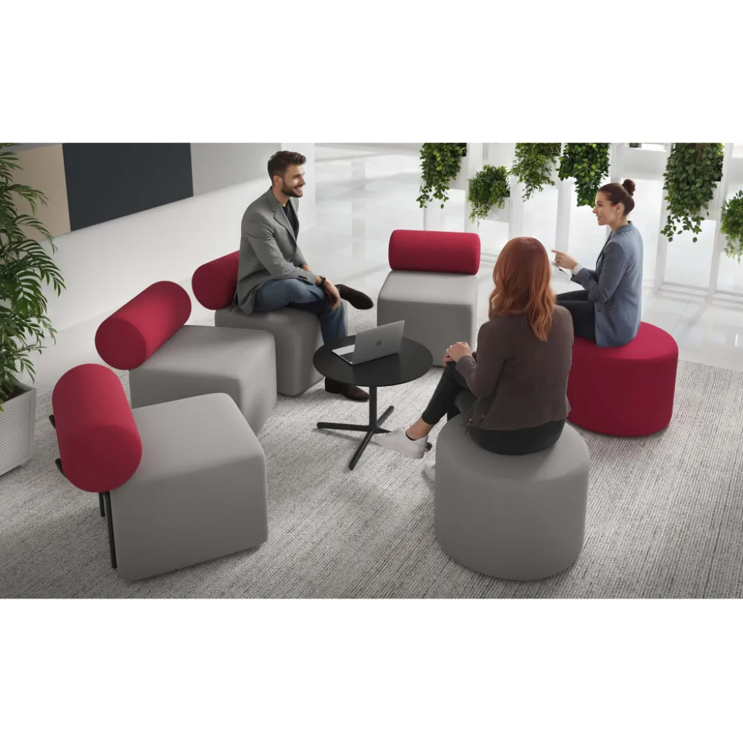 Sofa de oficina Oasis módulo recto doble 120cm