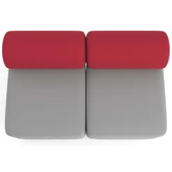 Sofa de oficina Oasis módulo recto doble 120cm