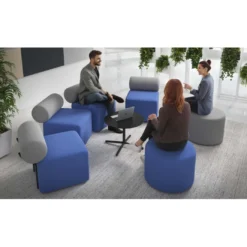 Sofa de oficina Oasis módulo recto doble 120cm