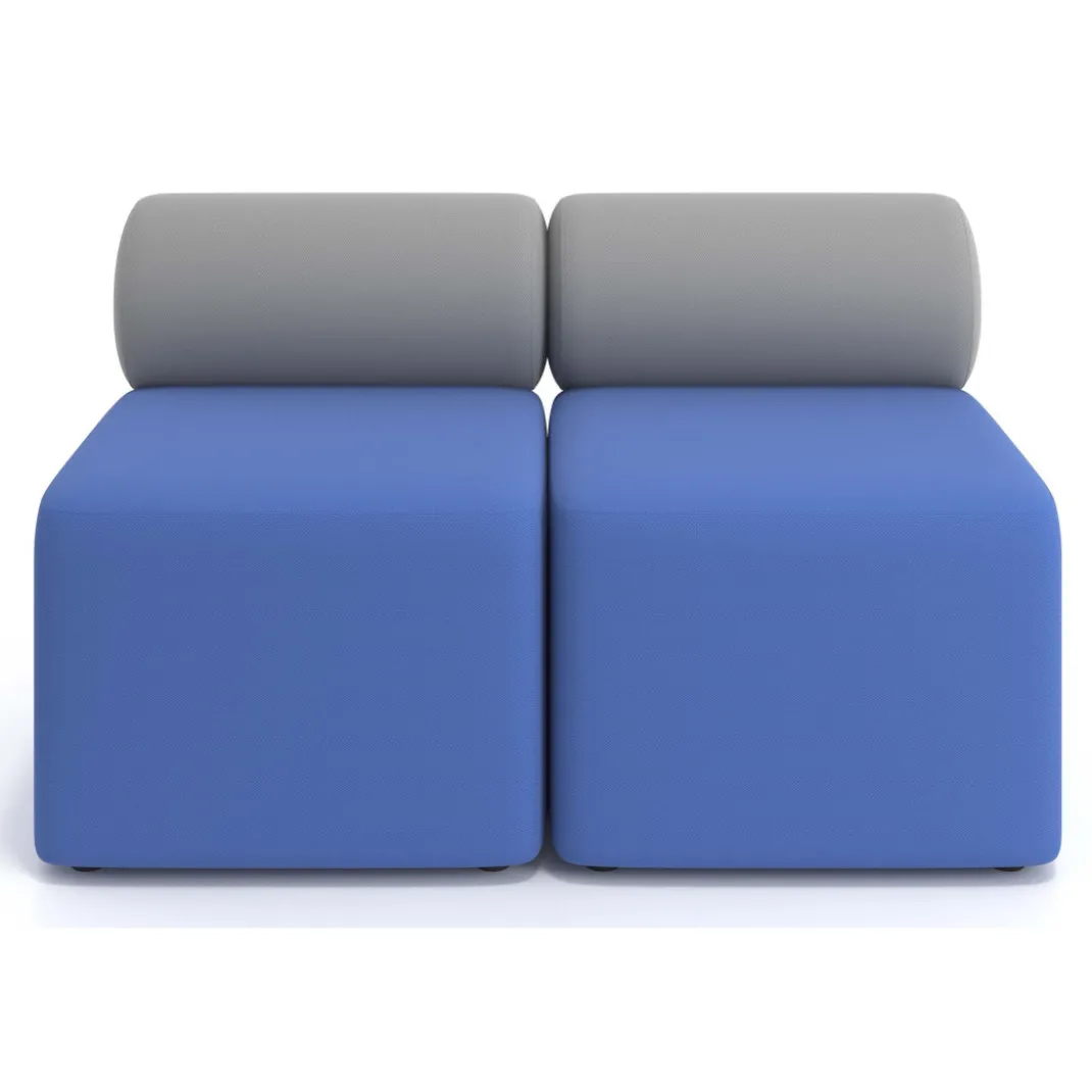 Sofa de oficina Oasis módulo recto doble 120cm