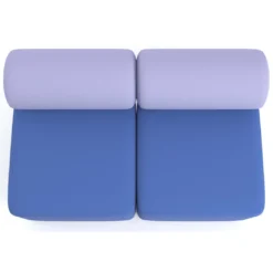 Sofa de oficina Oasis módulo recto doble 120cm