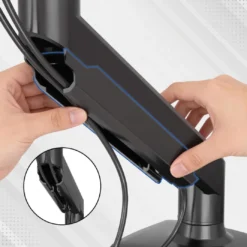 Soporte monitor individual con resorte de gas, 1 pantalla