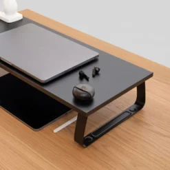 Soporte para monitor o portátil, base de acero