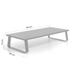 Soporte para monitor o portátil, base de acero