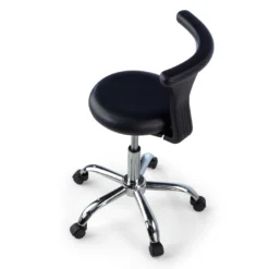 Taburete de laboratorio Onix, respaldo ergonómico