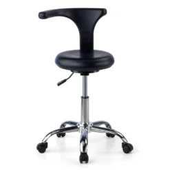Taburete de laboratorio Onix, respaldo ergonómico