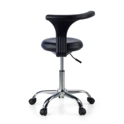 Taburete de laboratorio Onix, respaldo ergonómico