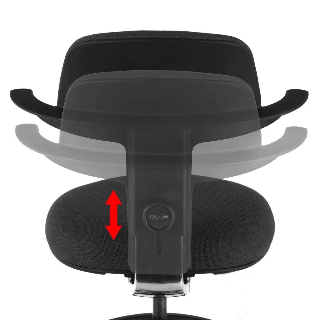 Taburete de Oficina Ergonómico erghos, asiento reclinable, giratorio