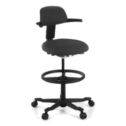 Taburete de Oficina Ergonómico erghos, asiento reclinable, giratorio