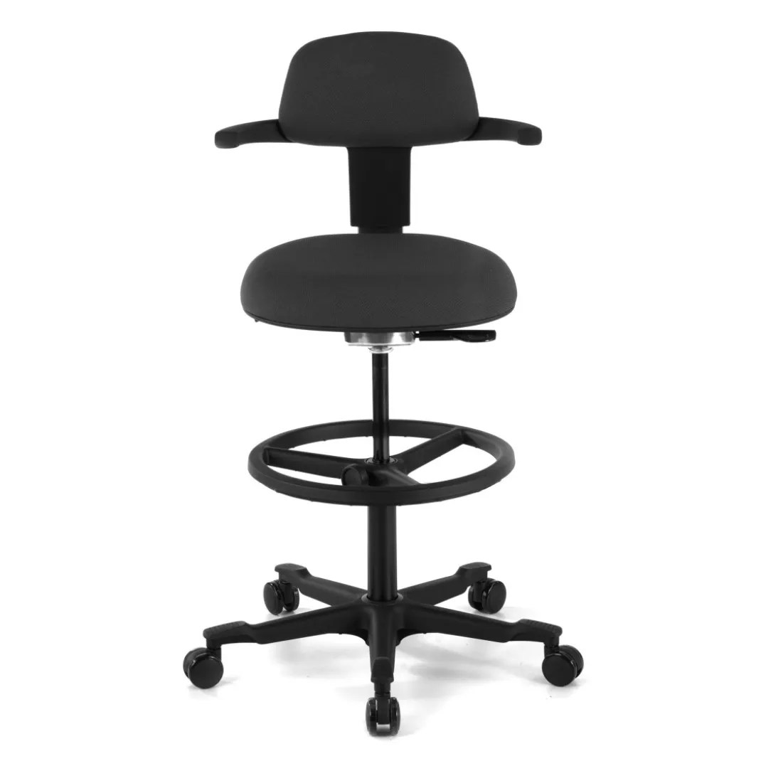 Taburete de Oficina Ergonómico erghos, asiento reclinable, giratorio