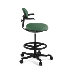 Taburete de Oficina Ergonómico erghos, asiento reclinable, giratorio