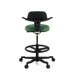 Taburete de Oficina Ergonómico erghos, asiento reclinable, giratorio