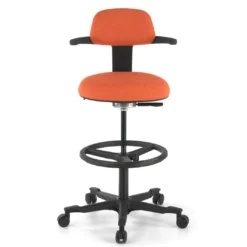 Taburete de Oficina Ergonómico erghos, asiento reclinable, giratorio