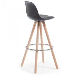 Taburete de oficina Nordic, madera maciza